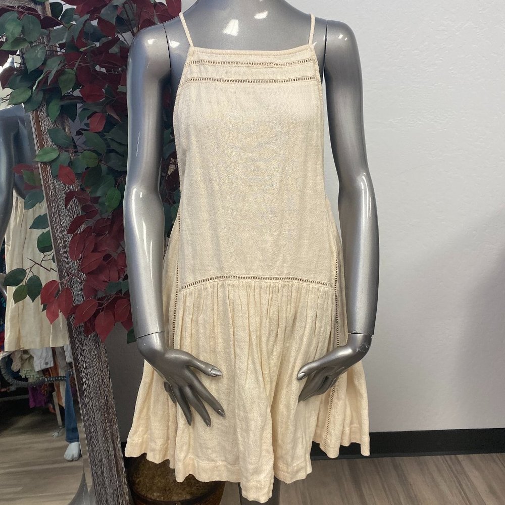 Free People Linen Halter Dress